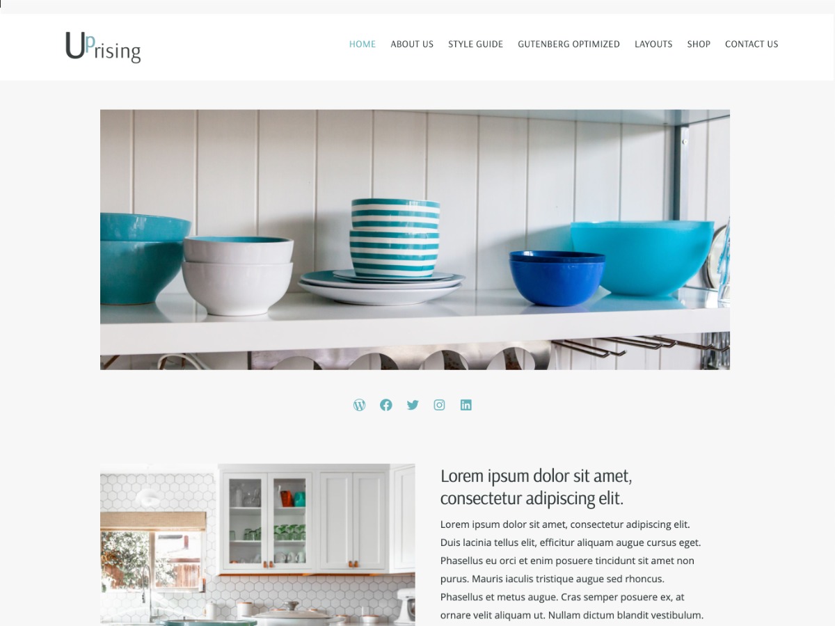 Uprising WordPress theme by OsomPress