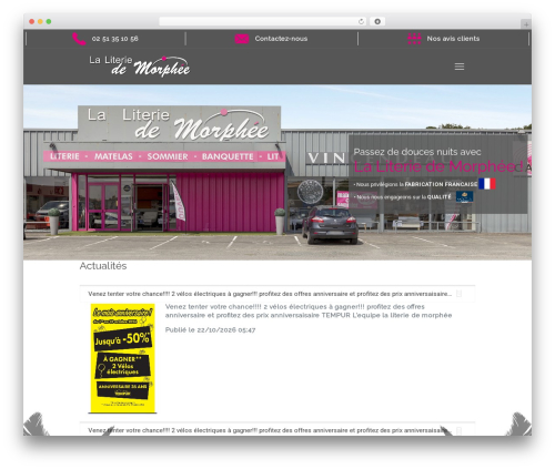 Pj contact bar WordPress plugin - literie-de-morphee.fr