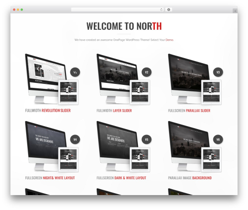 WordPress theme North - goldeyes.net/north/wordpress