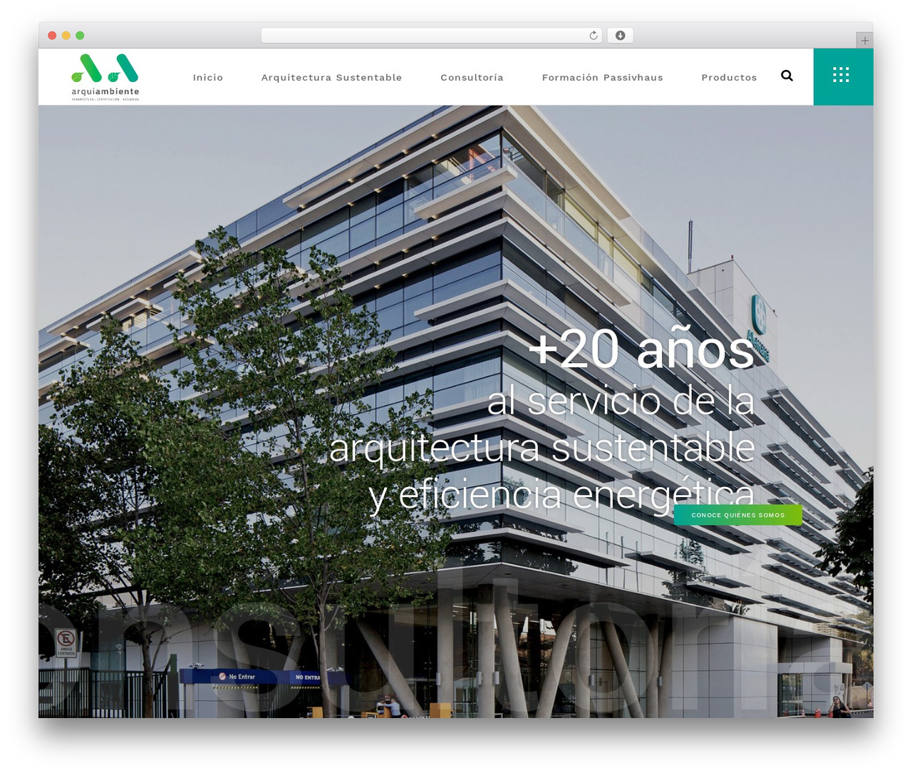 WordPress theme Aarhus - arquiambiente.cl