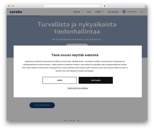 WordPress theme Axio by Generaxion - sarake.fi