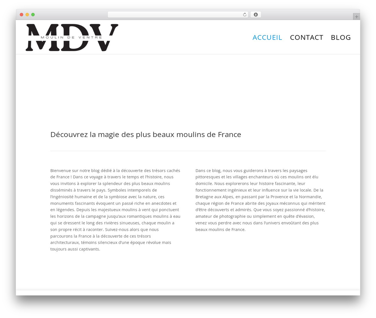 WordPress theme Divi - moulin-de-ventre.com