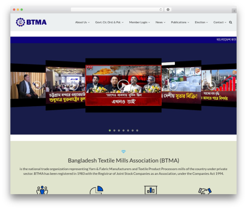 WordPress theme Ducat - btmadhaka.com