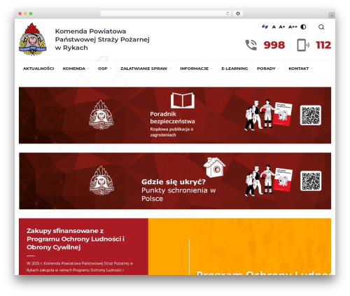 WordPress theme MiniMag - strazryki.pl