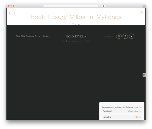 WordPress theme Pado - www.goldfavela.com