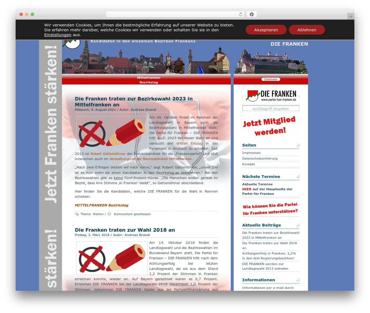 WordPress theme spring menu - frankenwahl.de WordPress theme spring menu - frankenwahl.de