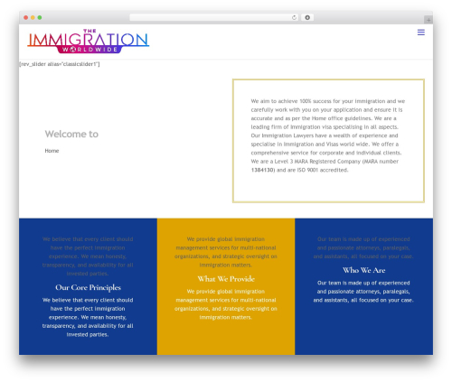 Builder counter WordPress plugin - theimmigrationworldwide.com