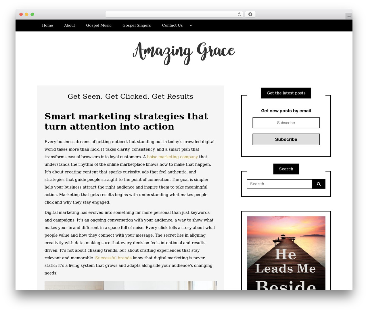 WordPress website theme Writee - amazinggracebreck.com WordPress website theme Writee - amazinggracebreck.com