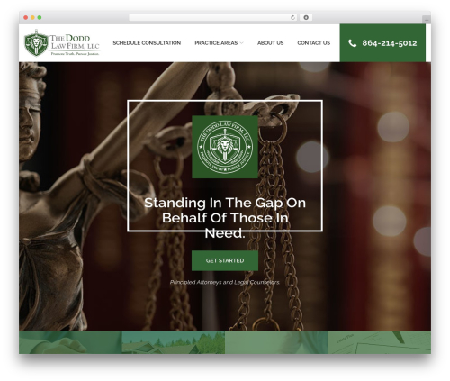 WP theme Reach Local - thedoddlawfirm.com