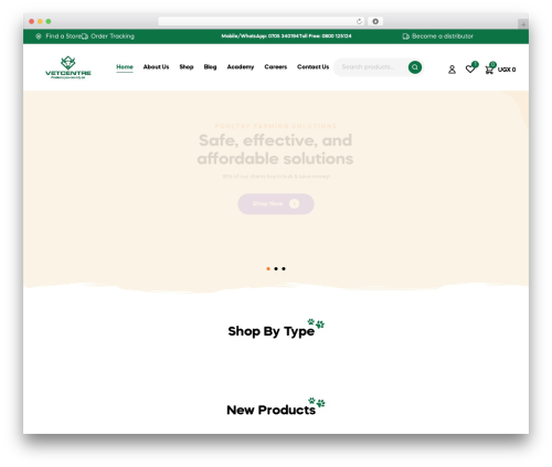 Ziggy WordPress theme - vetcentreug.com
