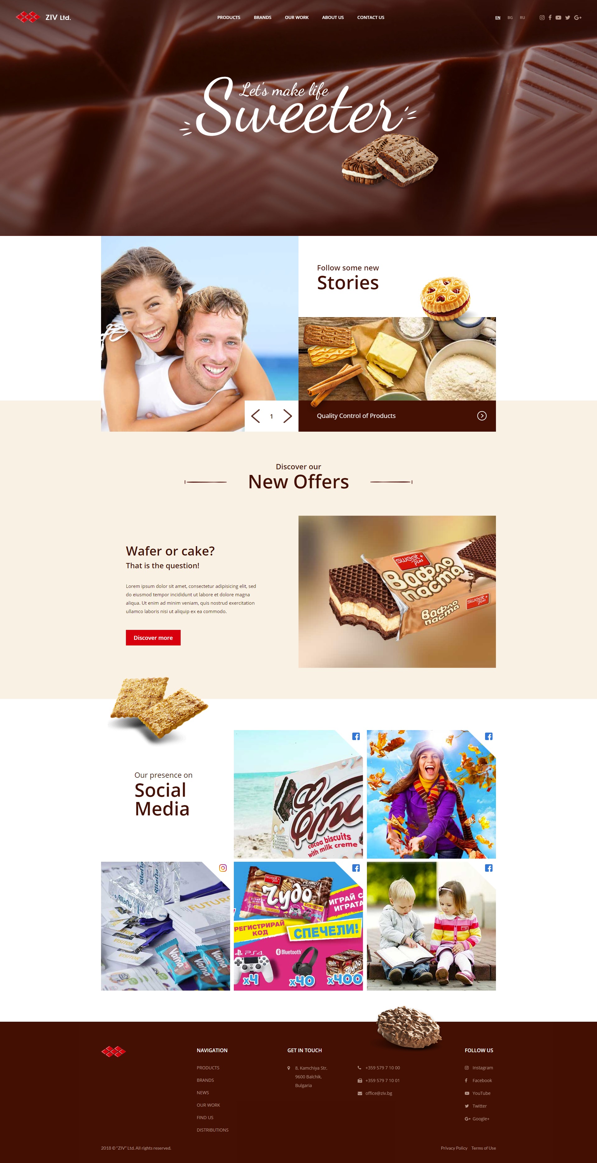 ZIV WordPress website theme by Aleksei Kozuta