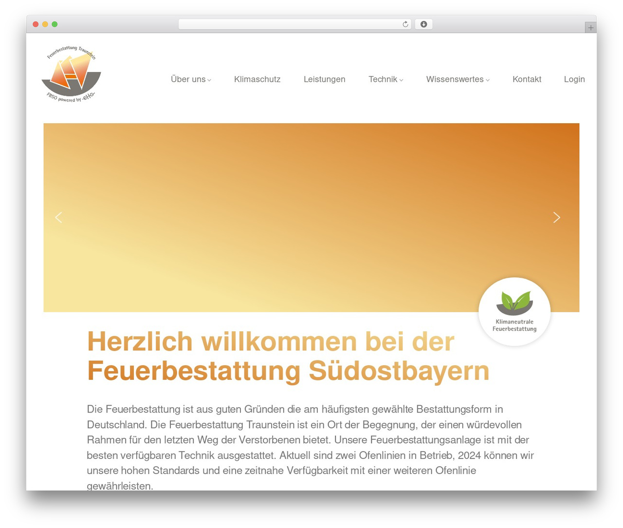 BONES WordPress website theme - feuerbestattung-so.de