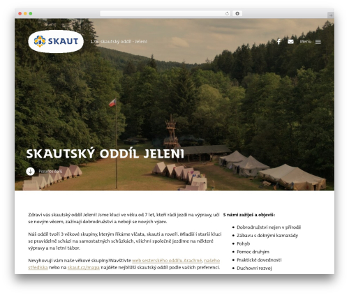 Chaplin theme WordPress - jeleni.org
