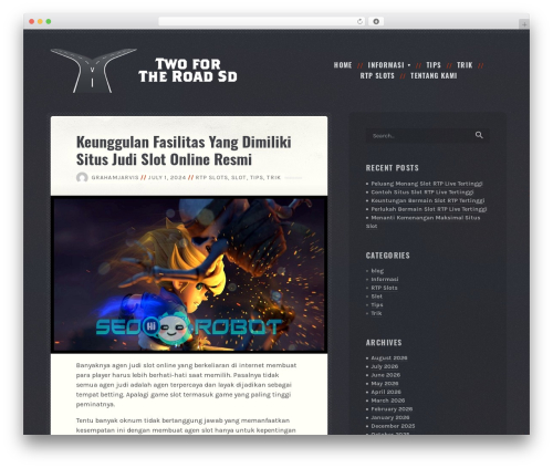 Float WordPress blog theme - twofortheroadsd.com