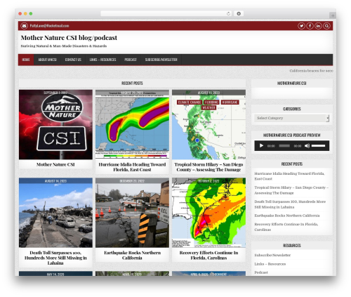 Social LikeBox & Feed (facebook-by-weblizar) free WordPress plugin - mothernaturecsi.com