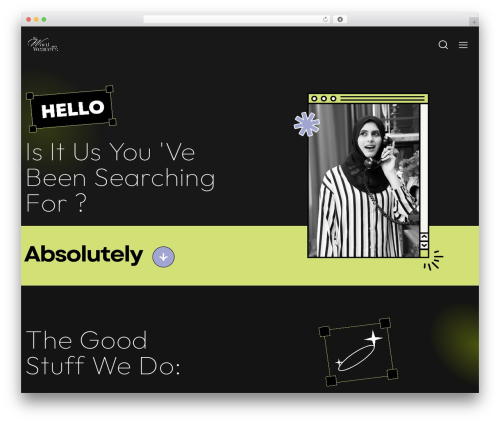 integro WordPress theme - thewordweaversdigital.com