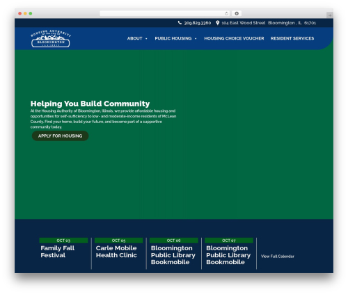 MavideaHeroTheme theme WordPress - bloomingtonha.com
