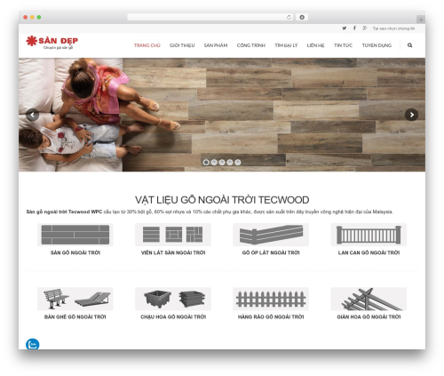 MX premium WordPress theme - sandep.com.vn
