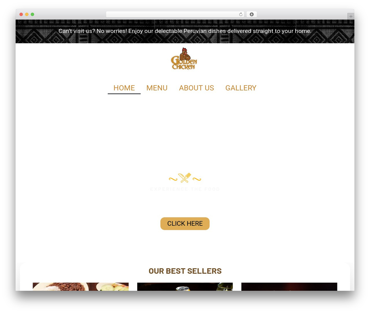 Panpie WordPress theme - goldenchickenperuvianrestaurant.com