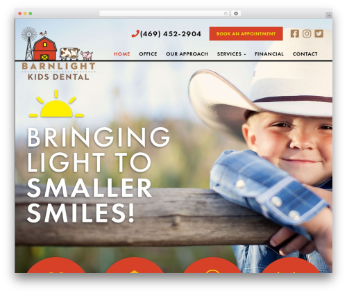 Practice theme WordPress - barnlightdental.com