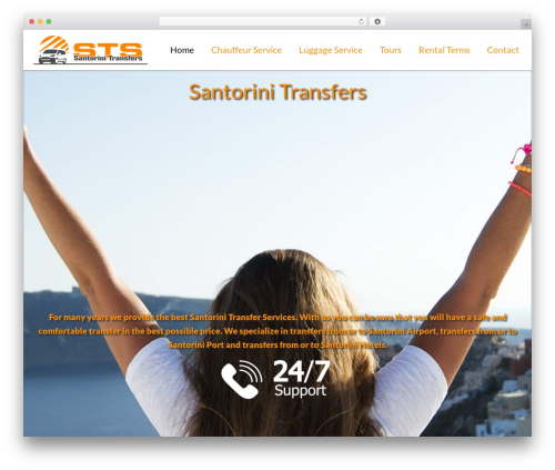 Theme WordPress Lambda - transfers-in-santorini.com