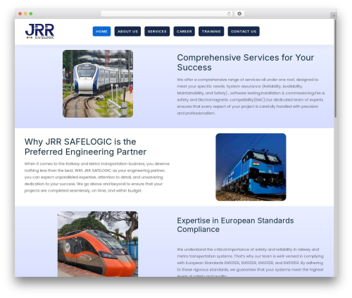 Theme WordPress TANDA - jrrsafelogic.com