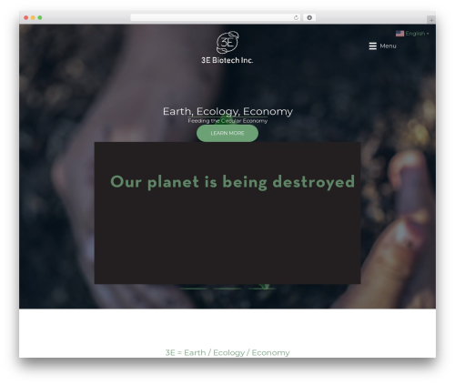 WordPress theme 3E Biotech - 3e-biotech.com