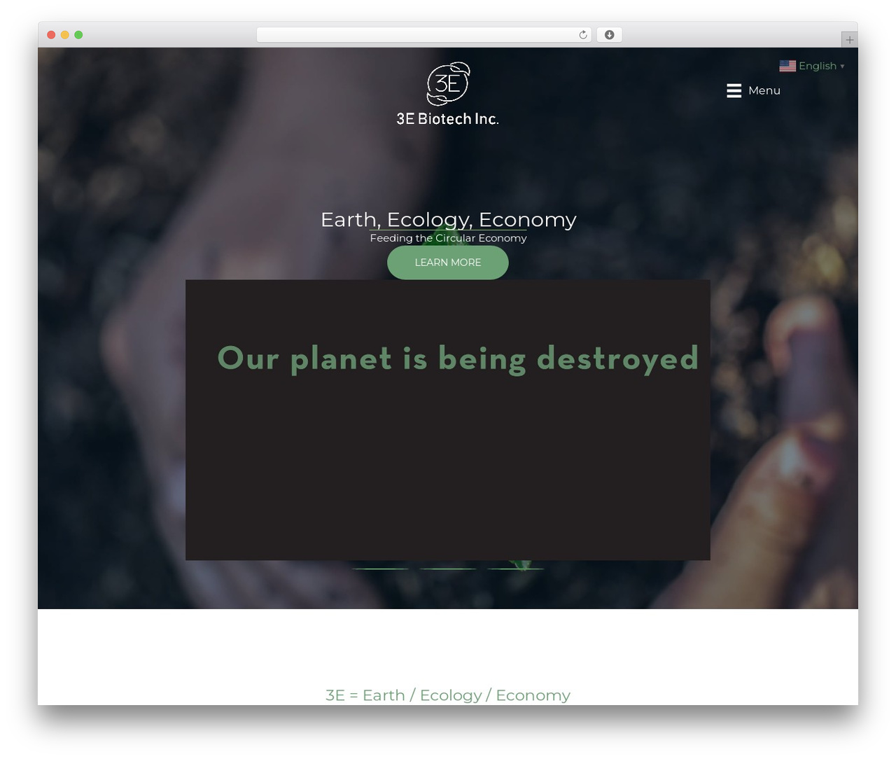 WordPress theme 3E Biotech - 3e-biotech.com