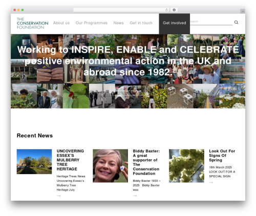Your Theme theme WordPress - conservationfoundation.co.uk