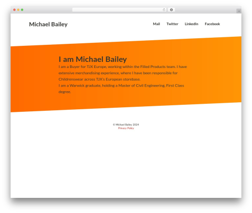 Atomic Blocks WordPress website theme - michael-bailey.co.uk