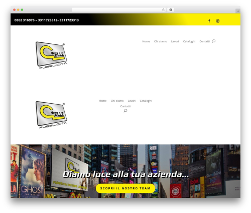 Divi WordPress theme - ciellepubblicita.it