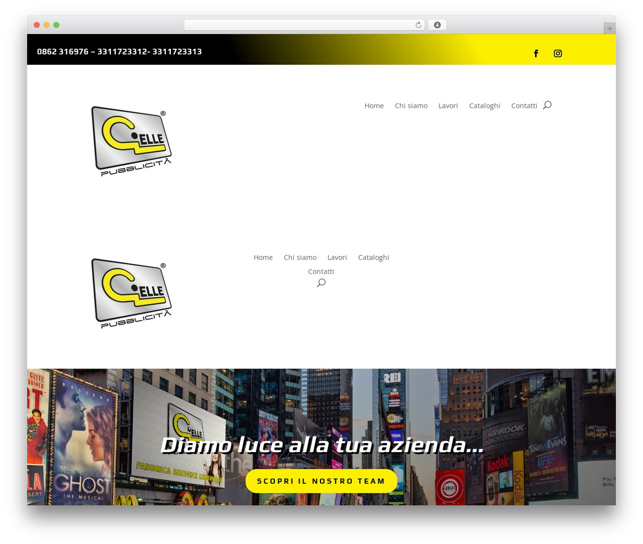 Divi WordPress theme - ciellepubblicita.it