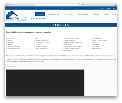 DP Gates WordPress theme - bjge.net