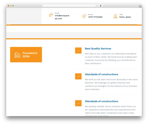 Indutri themer WordPress plugin - sinopack-qa.com