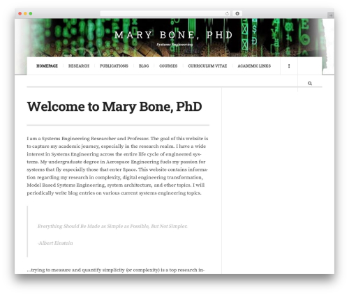 JustWrite theme WordPress free - drmarybone.com JustWrite theme WordPress free - drmarybone.com