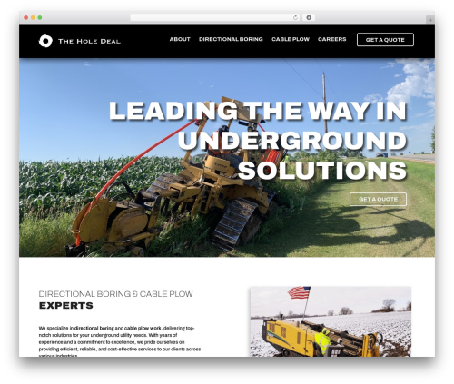 MavideaHeroTheme theme WordPress - theholedealinc.com