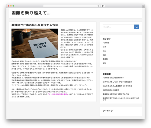NEBlue WordPress theme design - barnettforcongress.com