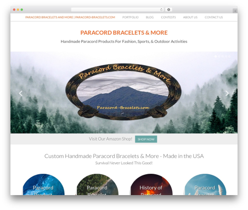 Nectar WordPress theme - paracord-bracelets.com