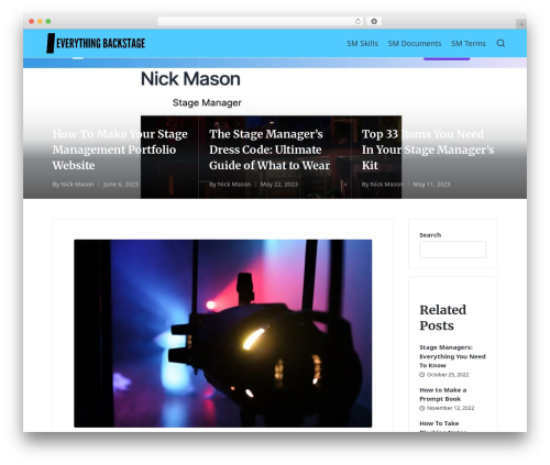 Sinatra Core (sinatra-core) free WordPress plugin - everythingbackstage.com