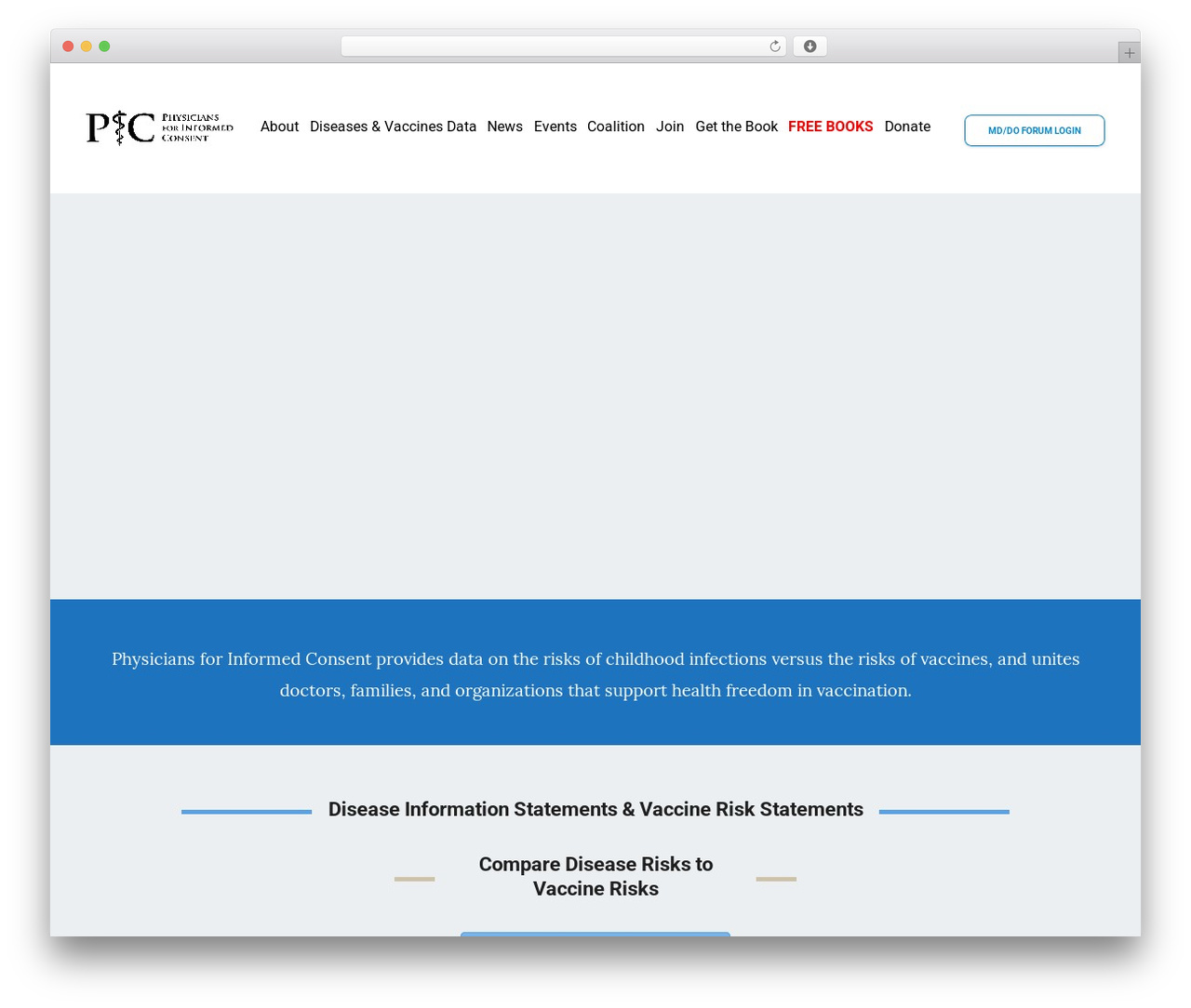 Thrive WordPress theme - physiciansforinformedconsent.org