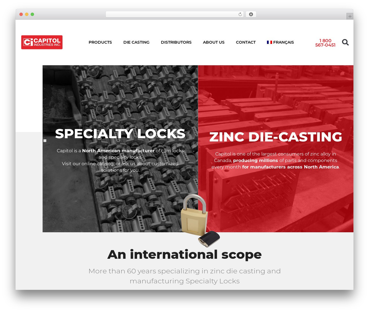 WordPress + Elementor theme WordPress - capitolindustriesinc.com