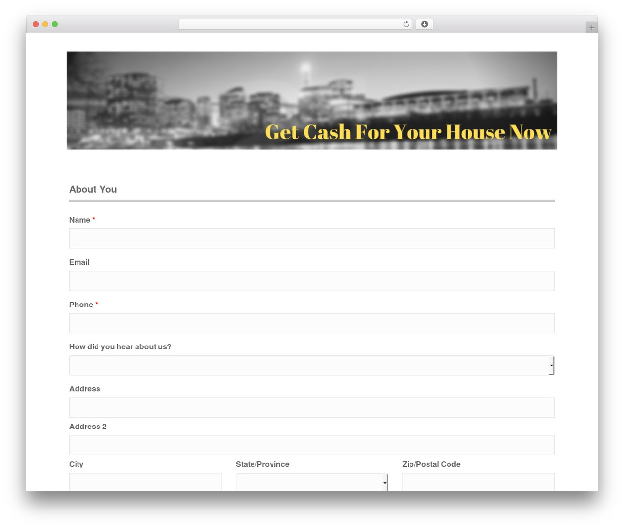 Beaver Builder Theme WordPress theme design - getcashforhousenow.com