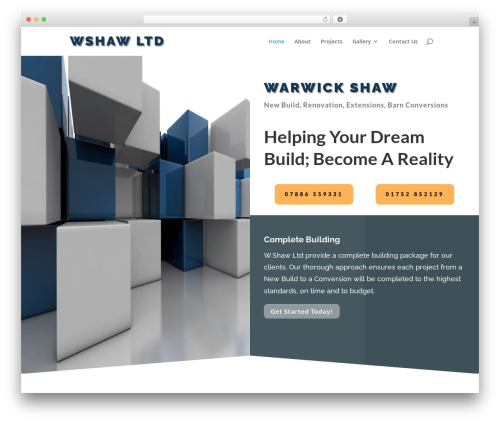 Client Theme WordPress theme - wshawltd.co.uk