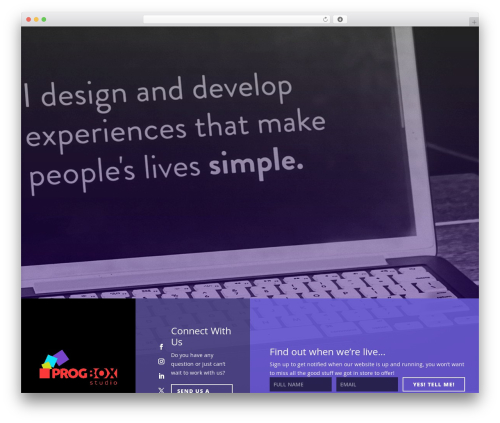 Divi WordPress theme - progboxstudio.com