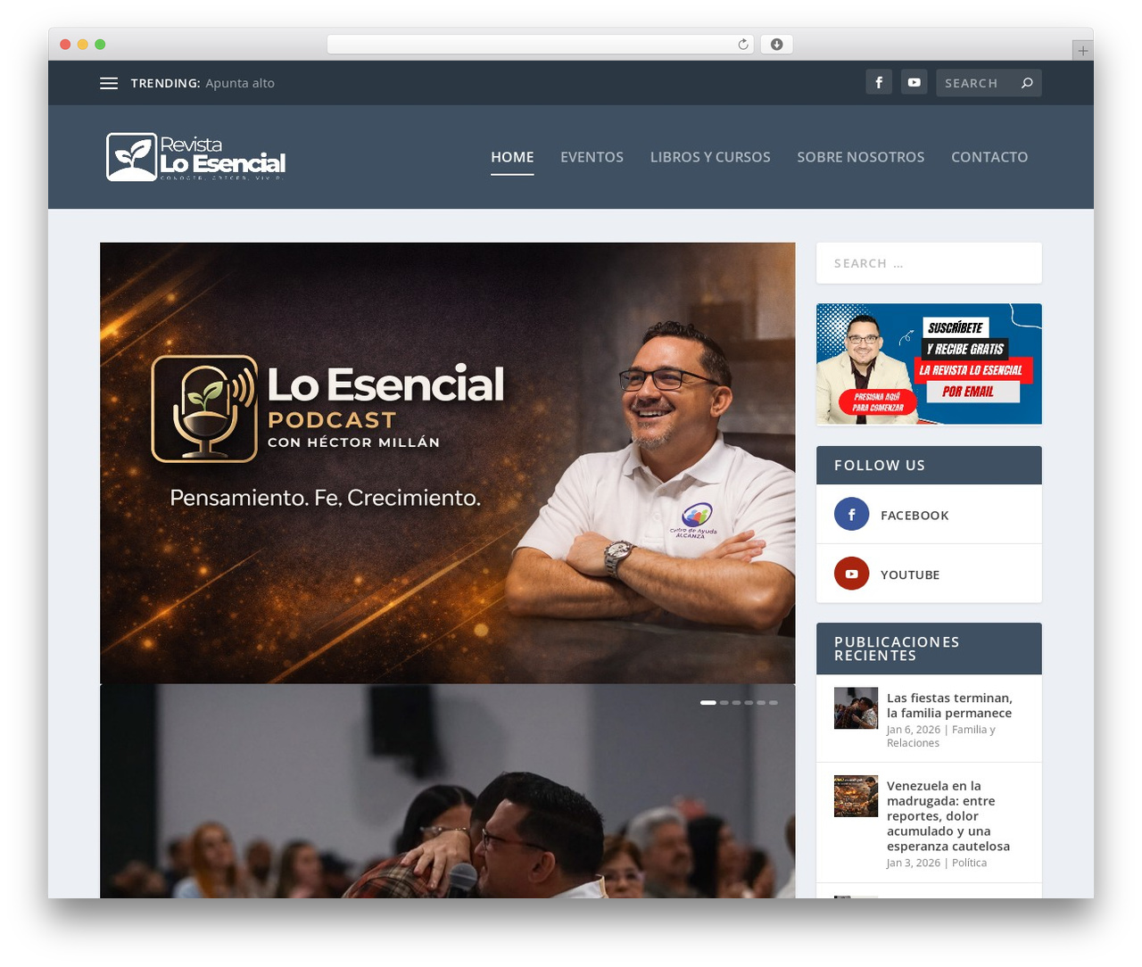 Extra theme WordPress - loesencialpr.com