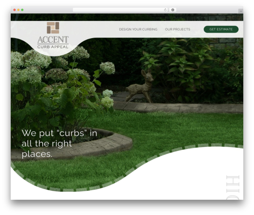 Impreza premium WordPress theme - accentcurbappeal.com