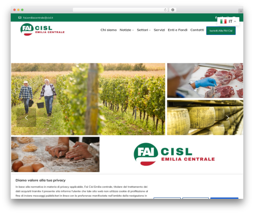 Techno theme WordPress - faicislemiliacentrale.it