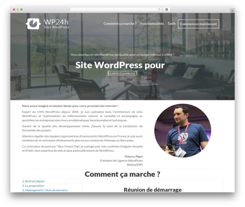 Theme WordPress Beaver Builder Theme - wp24h.fr