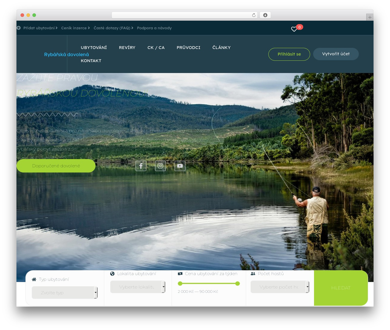 Theme WordPress Hello Elementor - rybarskadovolena.cz