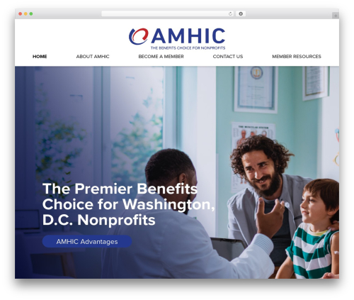 WordPress theme AMHIC WordPress Theme - amhic.com